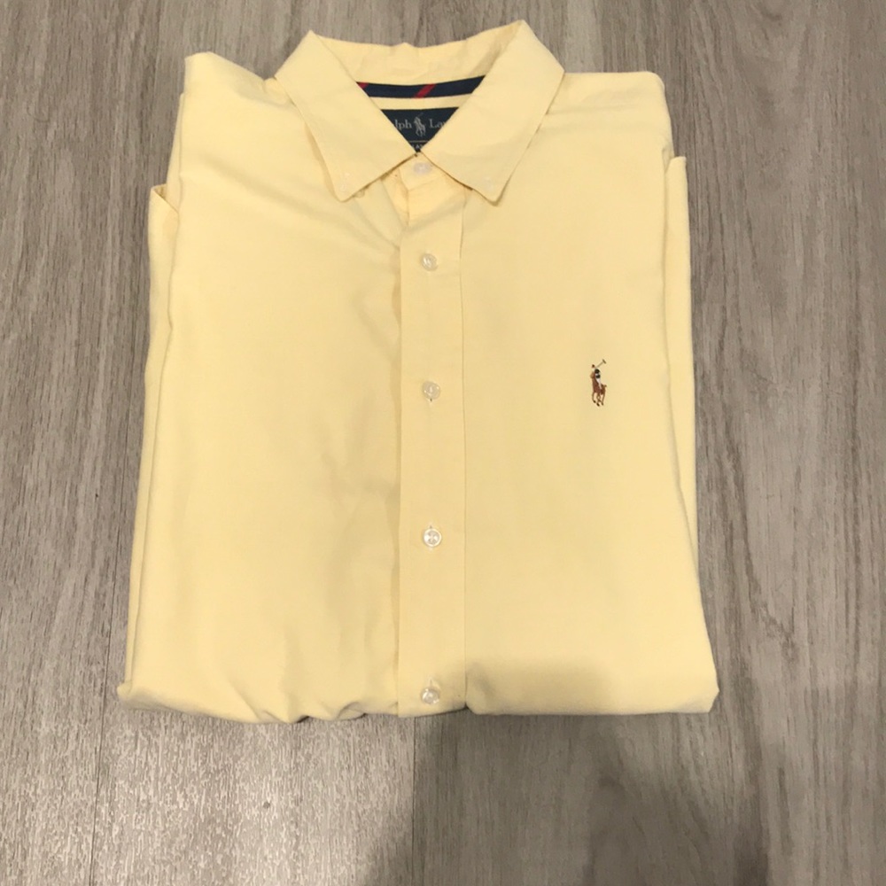 Yellow Dress Button Down